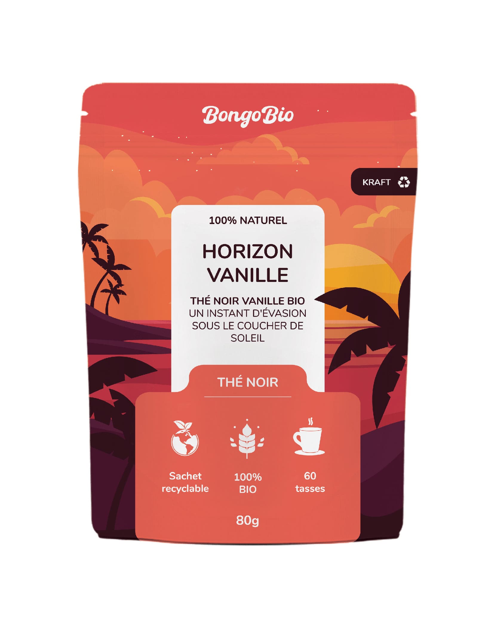 Horizon Vanille - Thé Noir Vanille Bio | SUDVISION