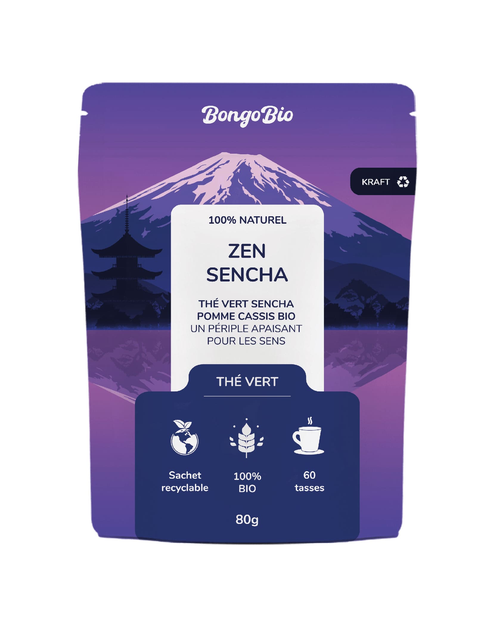 Zen Sencha - Thé Vert Pomme Groseille Bio | SUDVISION
