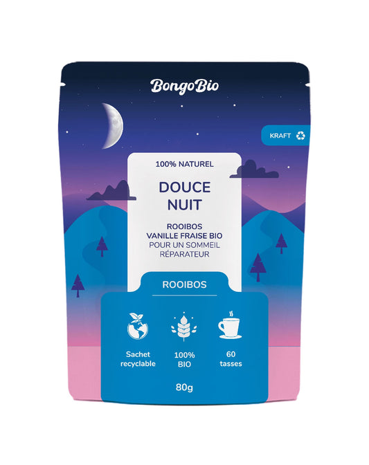 Douce Nuit - Rooibos Fraise Vanille Bio | SUDVISION